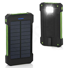 Power bank solarny z lampą LED S093