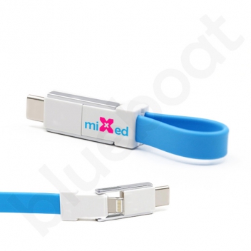Kabel magnetyczny 3w1 USB brelok
