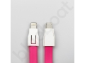 kabel usb smycz z końcówką 2w1 (iphone+micro USB)