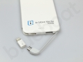 power bank z wbudowanym kablem micro USB z logo in-Store Media